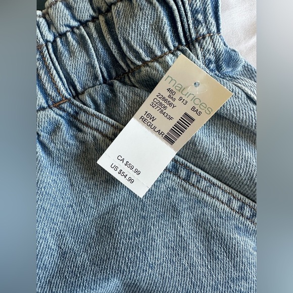 New Maurice’s 16W Regular Mid rise Jogger Style Jeans - Picture 2 of 8